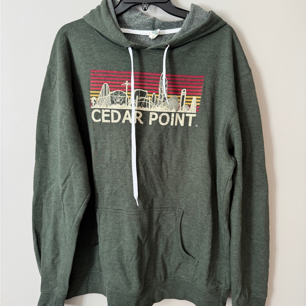 Blue 84 Cedar Point Green Hoodie